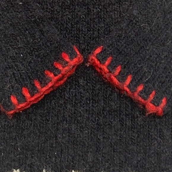 Vintage Ralph Lauren Wool Alpaca Cable Knit Cowl Neck Sweater Sz L Nordic - Picture 6 of 6